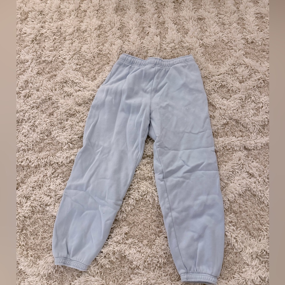 Aritzia blue joggers